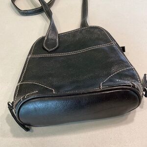 Small Leather Purse with shoulder strap